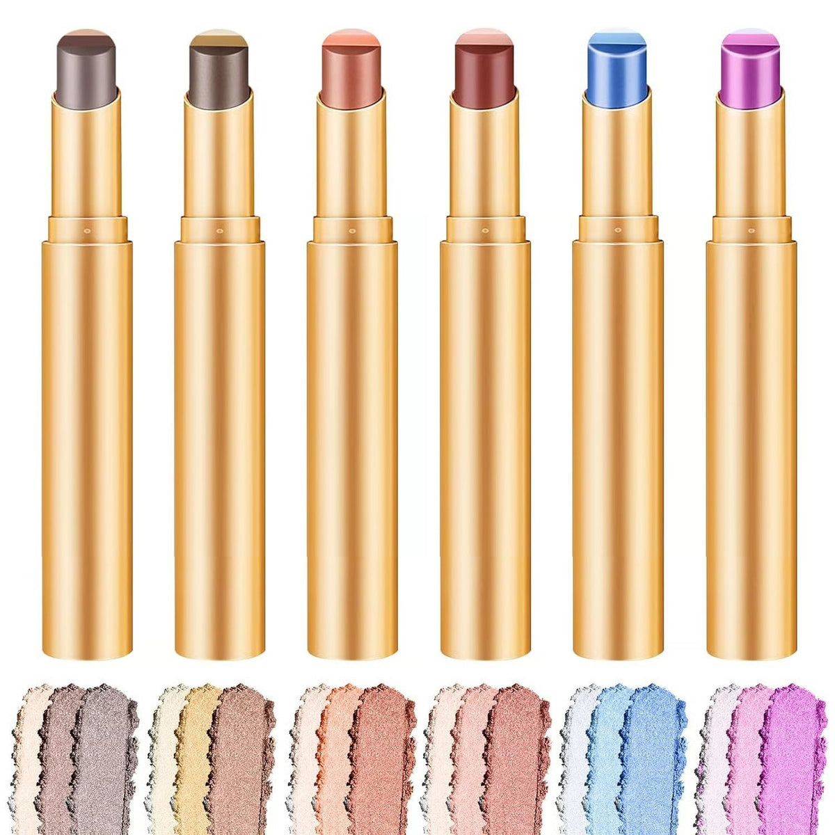 Creamy 3-Color Eyeshadow Stick - Swipe, Blend & Go