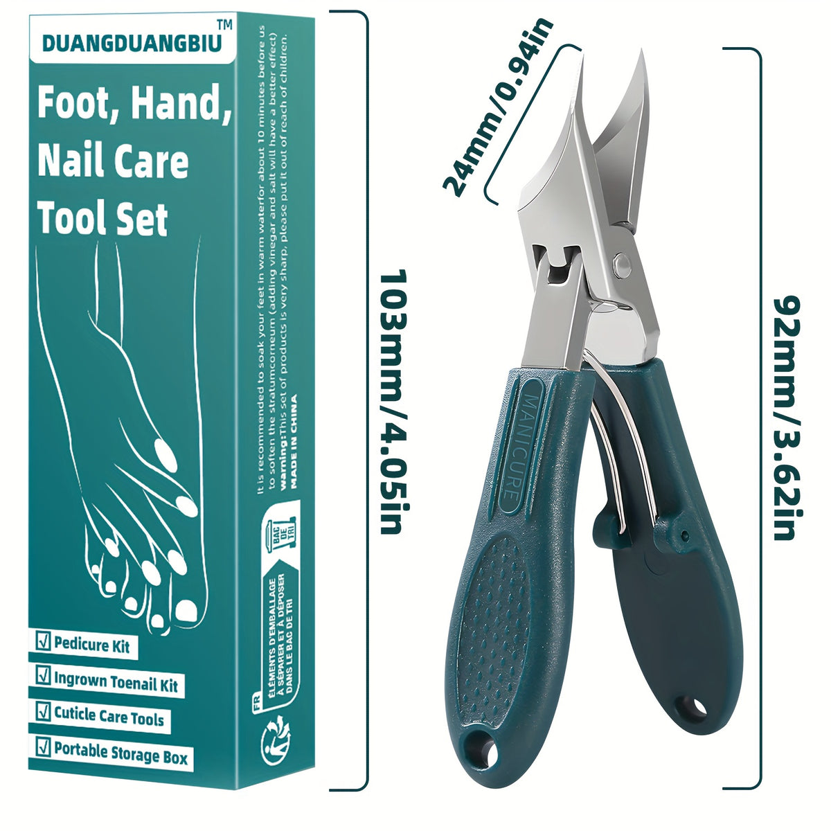 Beak Nail Clipper Ends Thick Toenail Agony in Seconds