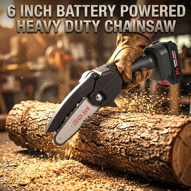 6 Inch Battery Powered Heavy Duty Chainsaw
